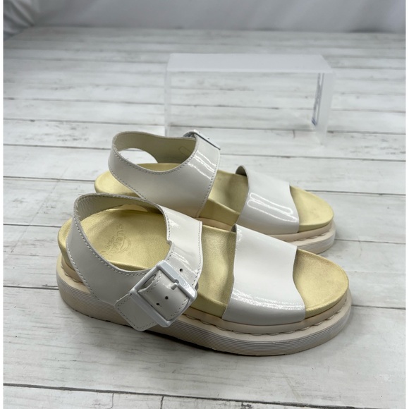 Dr. Martens Romi Chunky Platform Sandals Size 5 Women in Eggshell White - Picture 8 of 12